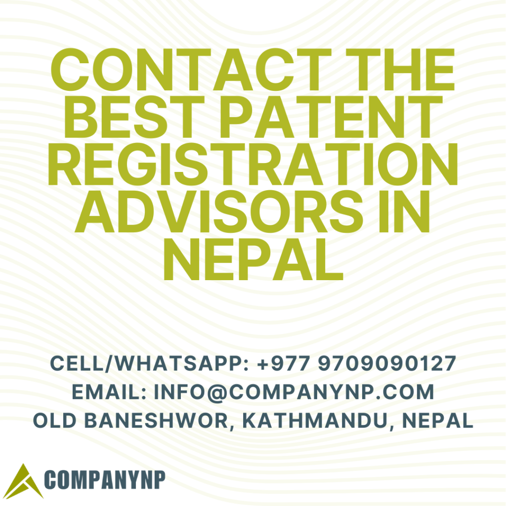 Contact the best Patent Registration Advisors in Nepal
