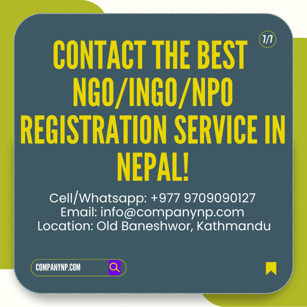 NGO INGO NPO Registration Service in Nepal