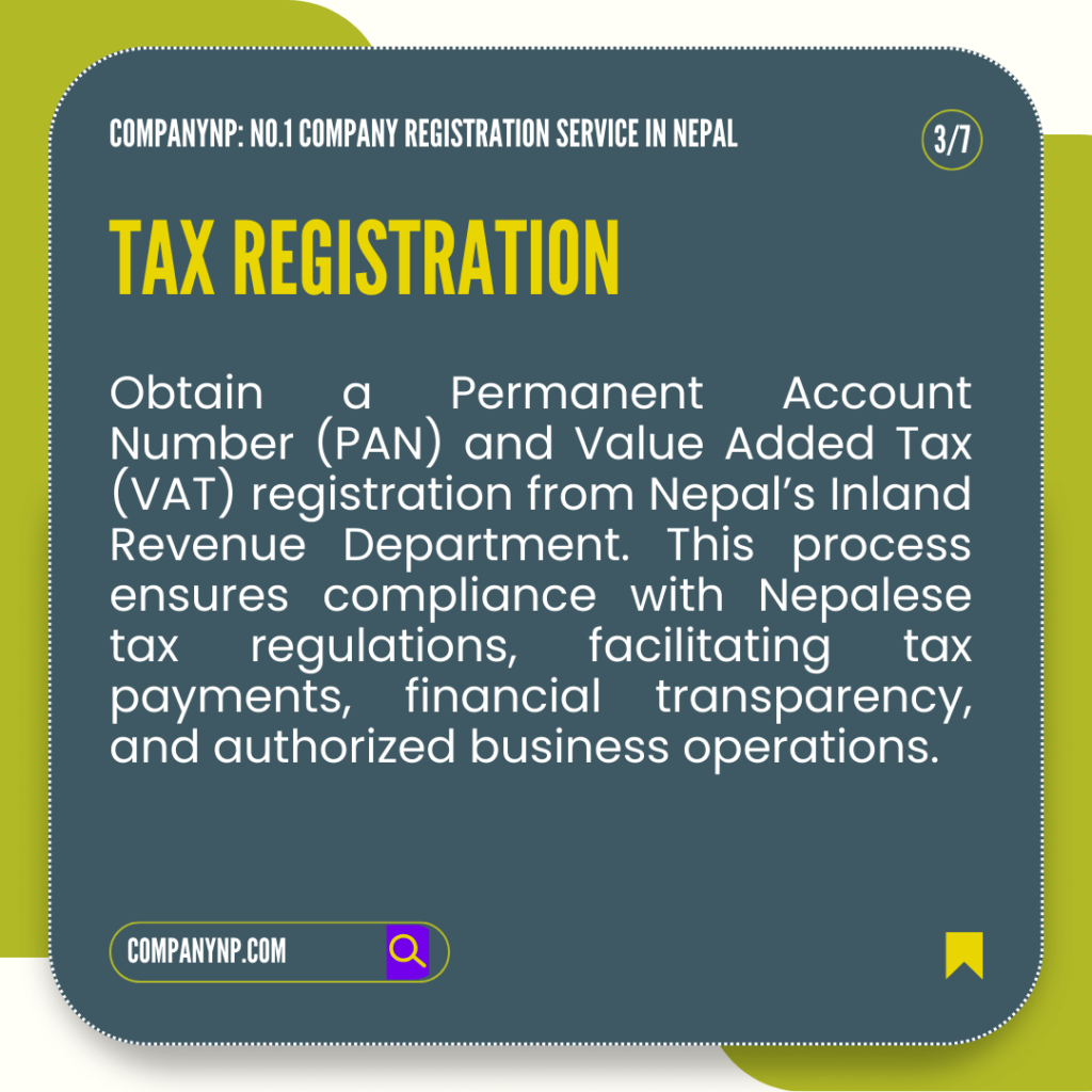 Tax Registration