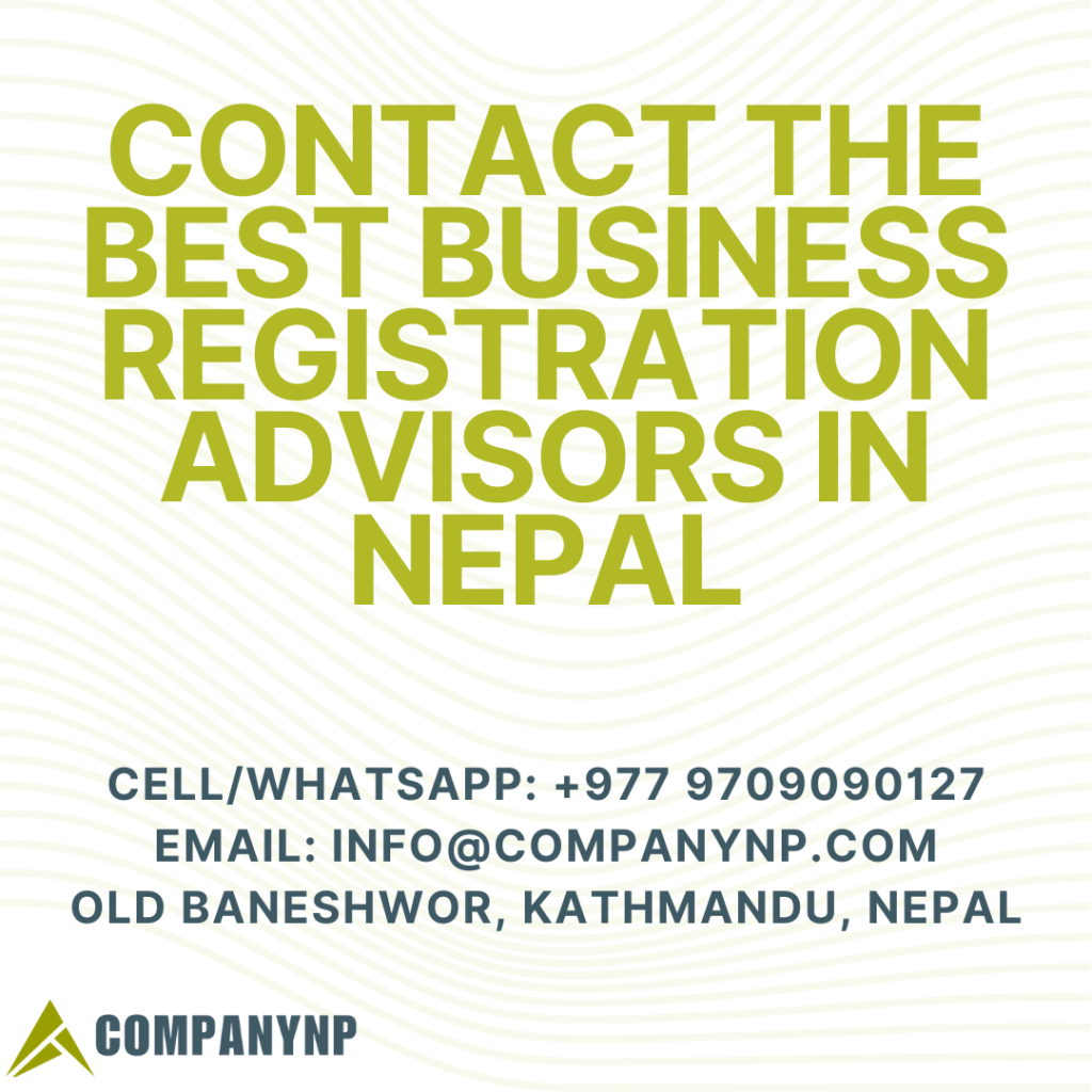 Contact the best Business Registration Advisors in Nepal