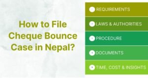How to File Cheque Bounce Case in Nepal