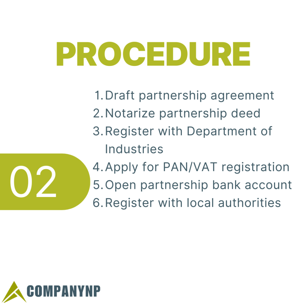 Process for Partnership Company Registration in Nepal