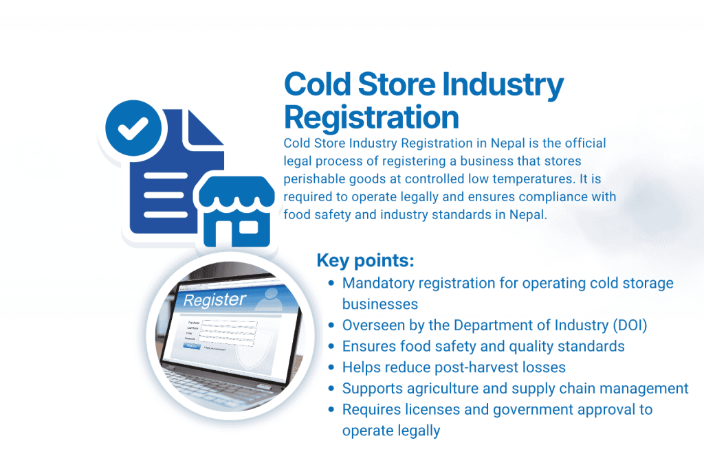 What is Cold Store Industry Registration in Nepal?