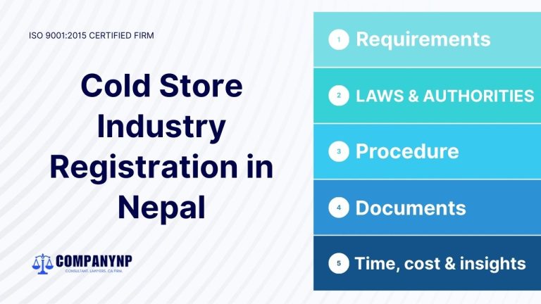 Cold Store Industry Registration in Nepal | CompanyNP