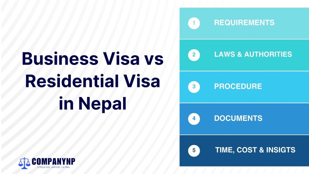 Business Visa vs Residential Visa in Nepal